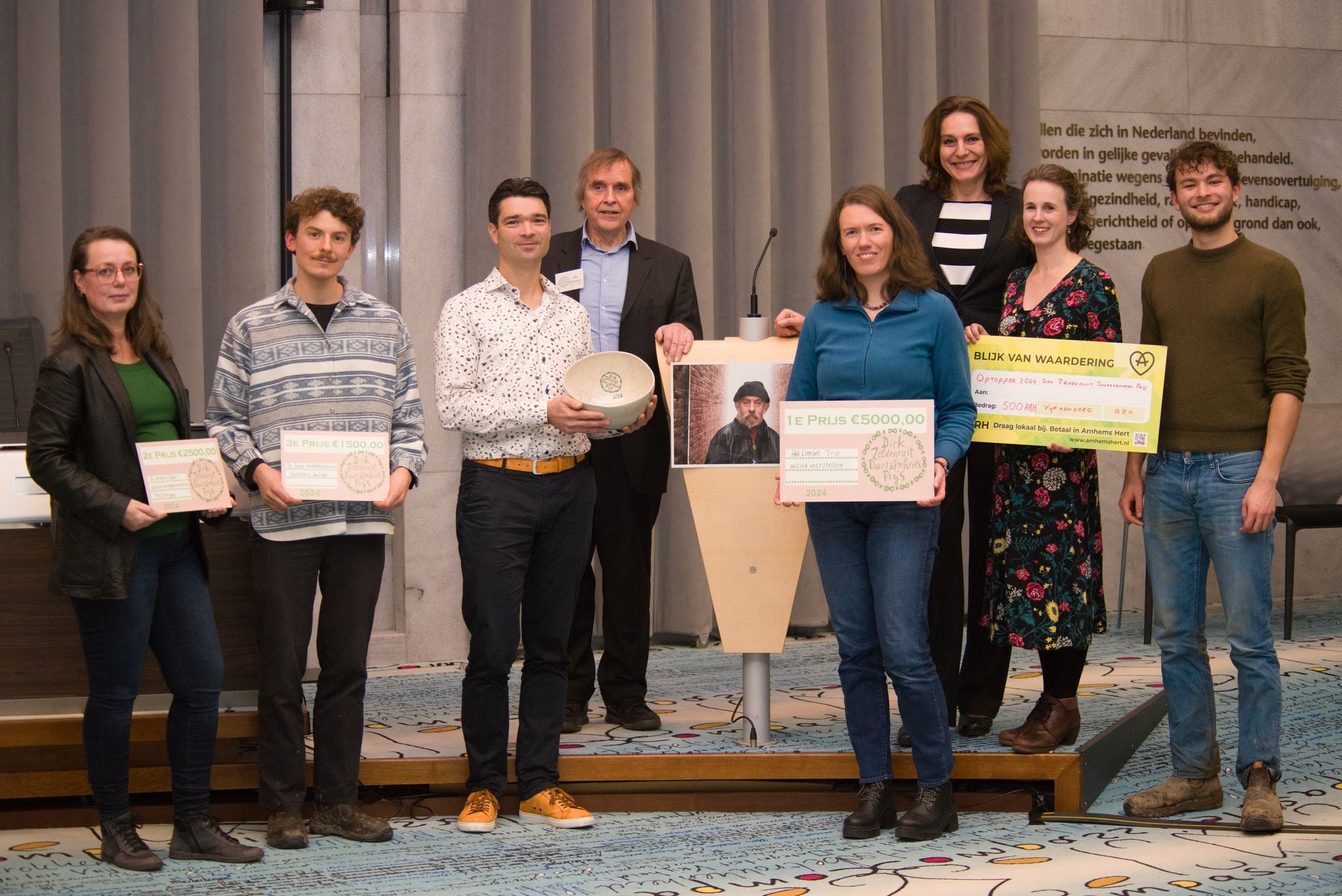Prijsuitreiking Dirk Zeldenrust Duurzaamheidsprijs 2024